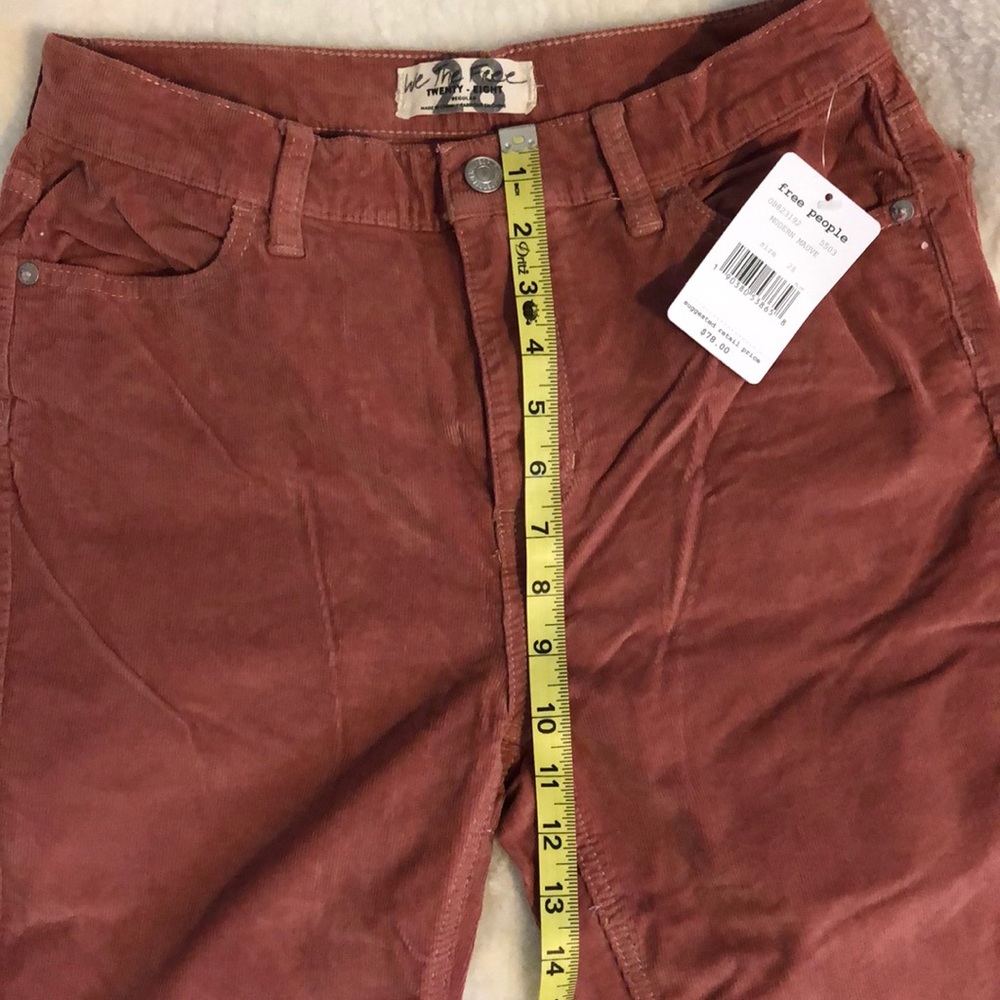 Free People High Waist Skinny Corduroy Pants - Picture 9 of 9